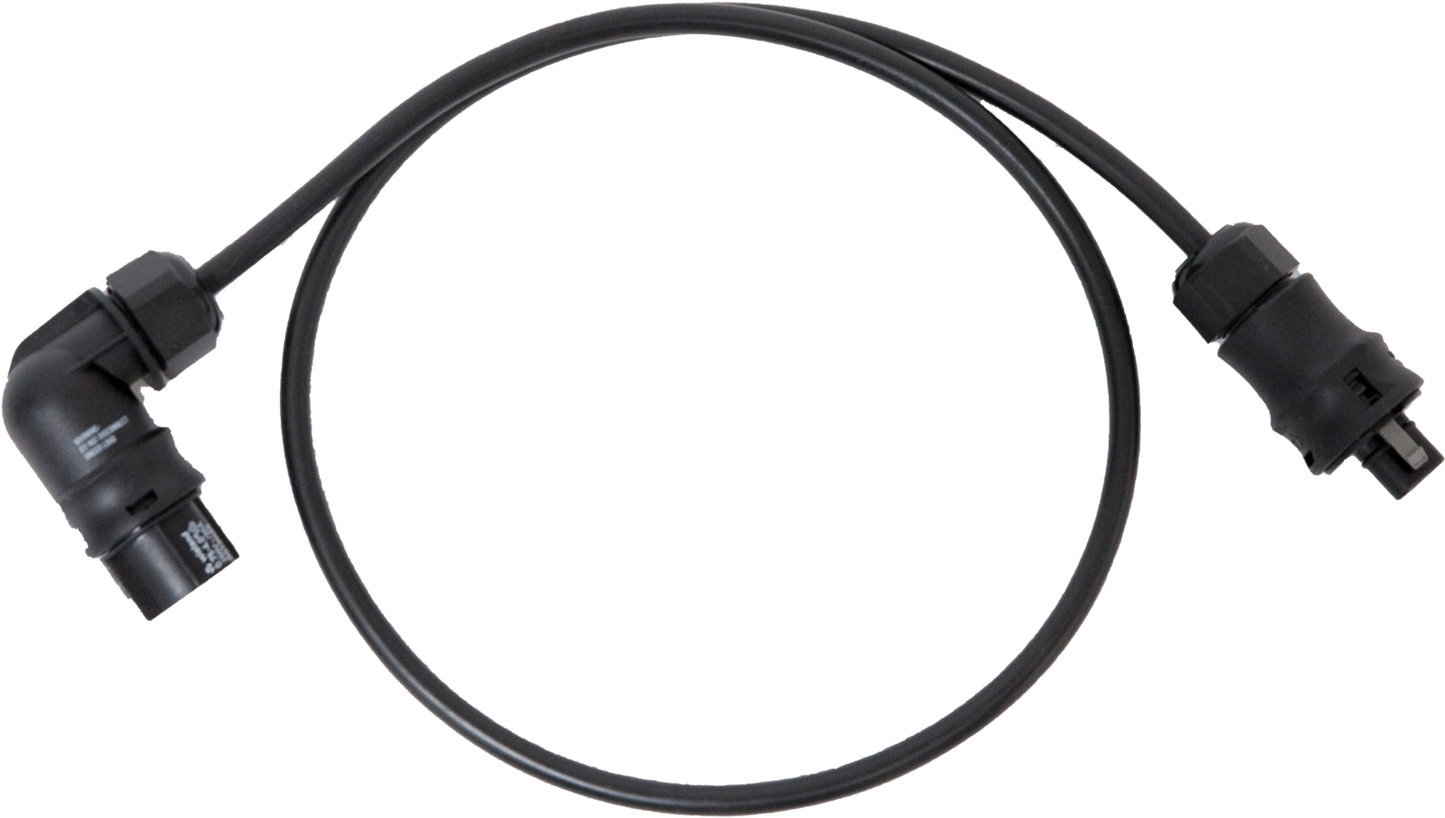 Extension cable 1m angled