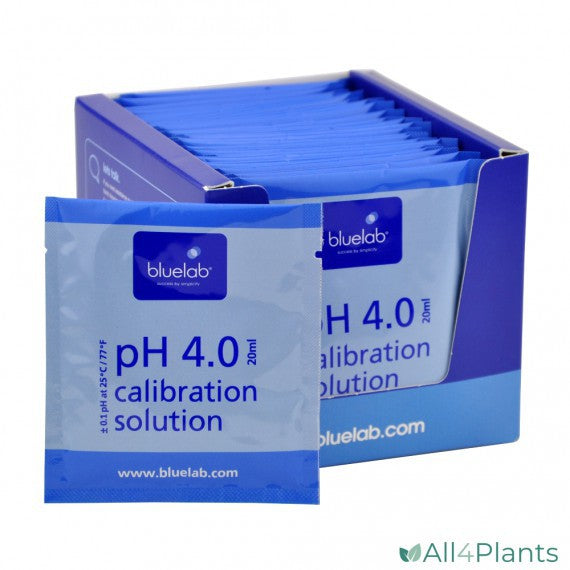 Bluelab pH 4.0 CALIBRATION solution (sachet 20ml)