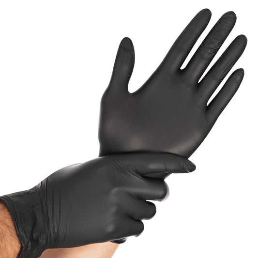 Nitrile Gloves black S,M,L,XL 100 pcs.